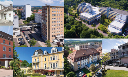 Gebäude des Verbundes Wicker Gesundheit & Pflege